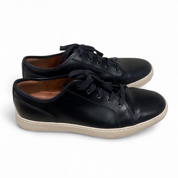 FitFlop Christophe Leather Sneakers Black 8 - Picture 5 of 8